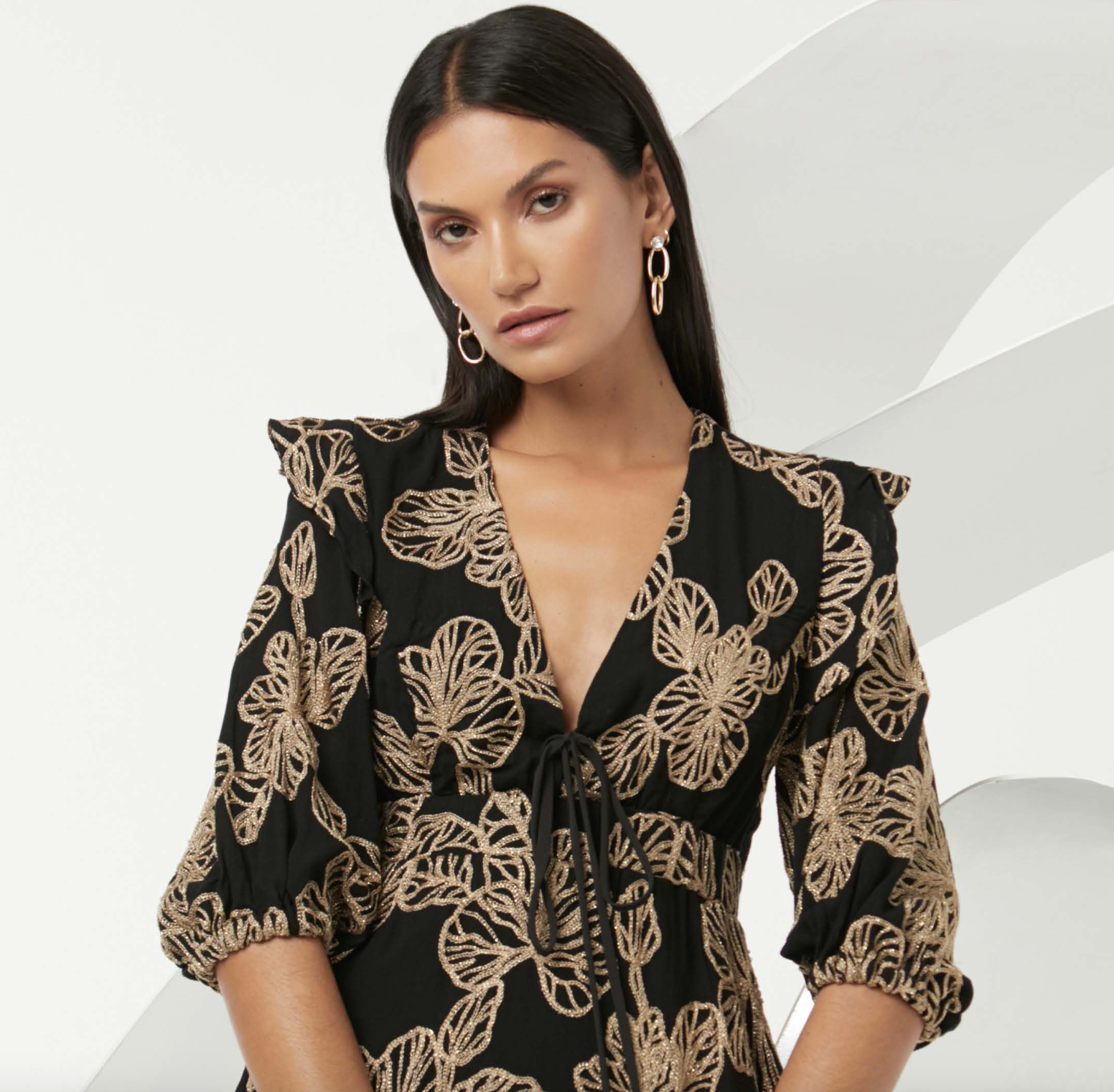 Aria puff Sleeve Dress BOSSA By Re Bomtempo Aria puff Sleeve Dress BOSSA By Re Bomtempo